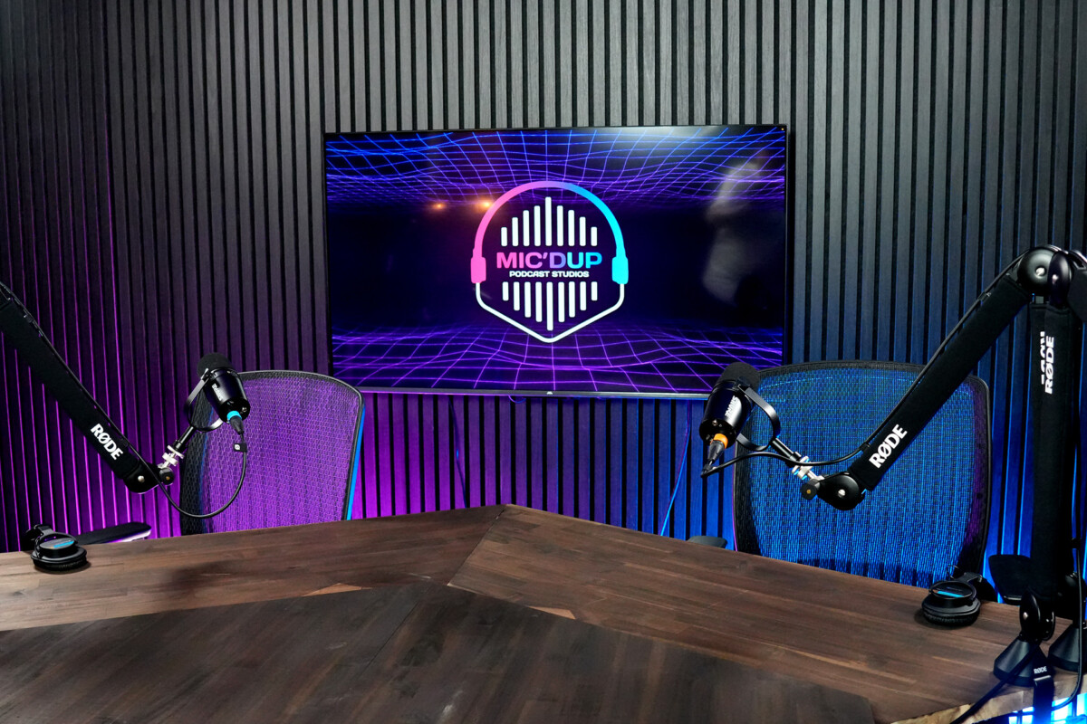 About Our Studios - Mic'dUp Podcast Studios